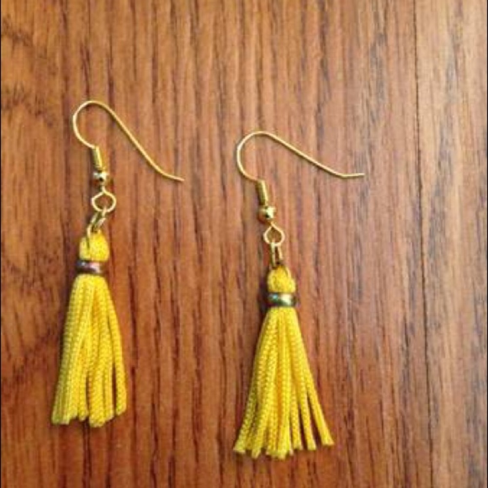 Hanging Graduation Tassel earrings